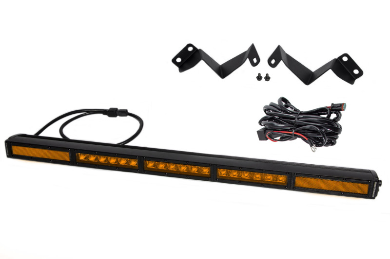 Toyota Tacoma LED Light Bar Kit - Front - Diode Dynamics - SS30 Stage Series - Amber - `16-`23 Toyota Tacoma LED Light Bar Kit - Front - Diode Dynamics - SS30 Stage Series - Amber - `16-`23